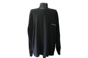 Polo Sport Ralph Lauren XXL Schwarz Rundhals Pullover Pulli Brusttasche Baumwolle - Bild 1 von 5