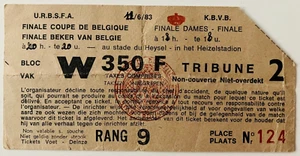 Copa Bélgica 1983 Final/Final Beker Van Belgie - Beveren v Club Brujas 11/06/83 - Imagen 1 de 1
