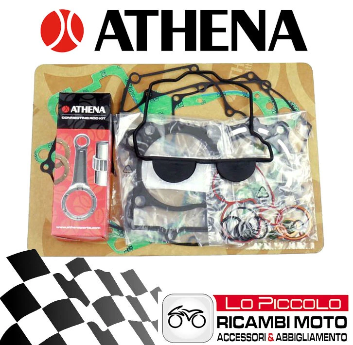 KIT REVISIONE MOTORE ATHENA BIELLA + GUARNIZIONI KAWASAKI KX F 250 2006 2007 Foto 1 de 1