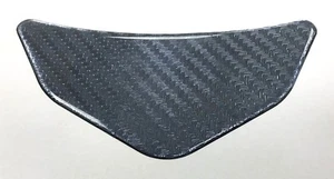 Carbon Fibre effect Car - Motorcycle Chevron Sticker HIGH GLOSS DOMED GEL - Picture 1 of 2