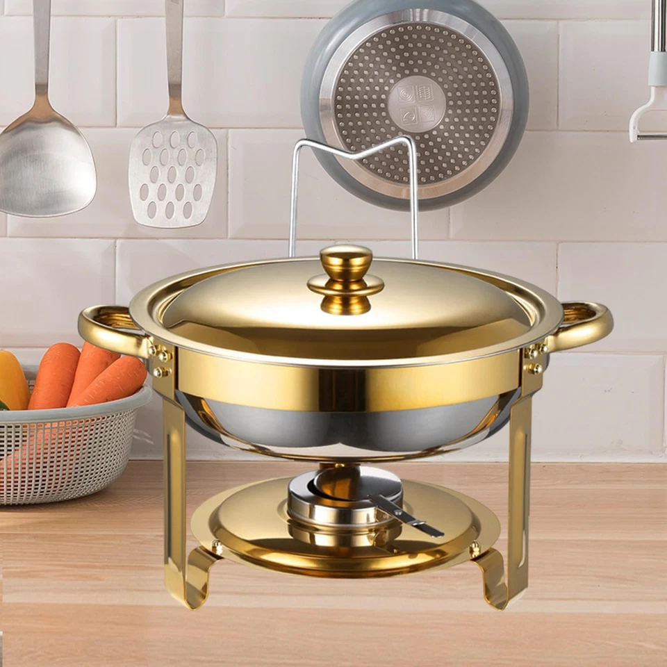 Set di piatti a buffet in acciaio inossidabile set di catering set per cene - Immagine 1 di 1