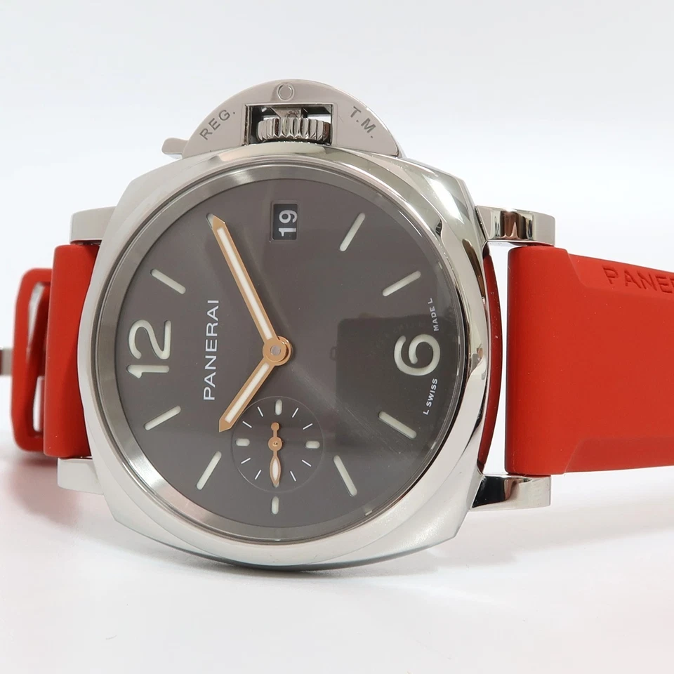 Panerai Luminor Due esfera gris acero inoxidable automático 38 mm sándwich PAM01552 Foto 1 de 1