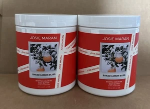 Josie Maran Whipped Argan Oil 20 OZ 600ML BODY BUTTER BAKED LEMON BLISS (2-Pack) - Picture 1 of 2