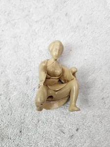 JAPANISCHE NETSUKE EROTIK FIGUR LESEN - Bild 1 von 10