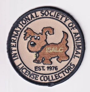 INTERNATIONAL SOCIETY OF ANIMAL LICENSE COLLECTORS (ISALC) PATCH - 3 INCH DIAM - Picture 1 of 2