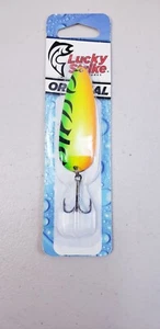 Lucky Strike Devil Bait Fire Tiger Fishing Lure Bait Spoon 3 inches  - Bild 1 von 4