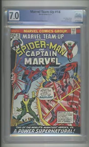 MARVEL TEAM-UP #16 PGX 7.0 1° BASILISCO MARVEL 1973 - Foto 1 di 2