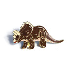 Triceratops épingle chapeau dinosaure tac sac à dos flair herbivore chasmosaurine