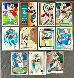 RICKY WILLIAMS ~ 11x NFL Football Card Lot [TEXAS/MIAMI DOLPHINS] - Picture 1 of 1