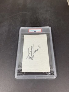 Jay Novacek, DALLAS COWBOYS, Autograph Page, PSA/DNA 7 Graded 7 NEAR-MINT - Imagen 1 de 4