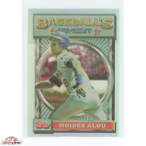 1993 Topps Finest Moises Alou Refractor #189 Montreal Expos