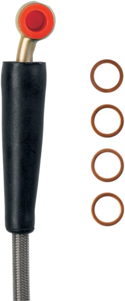 87-97 para Honda CR500R MOOSE RACING Línea de freno trasero acero inoxidable H02-2-014/P Foto 1 de 1