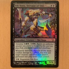 Mtg Foil Ink-Eyes Servant Of Oni English
