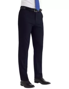 Brook Taverner 36R Tailored Fit Monaco Navy Trousers W36 L31.5 RRP £40 - Picture 1 of 6
