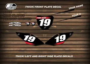 HONDA CRF CR MODELS Printed Race Number Backgrounds MOTOCROSS MX GRAPHICS - Picture 1 of 1