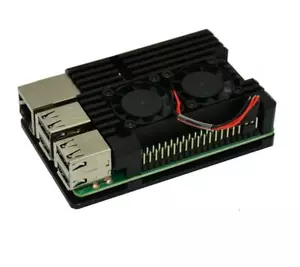 High Performance Custom Aluminum Heatsink Cooling Fans For Raspberry Pi 3 2 B+ - Picture 1 of 7