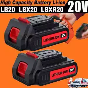 2Pack 20V Lithium-ion 3.5Ah Battery for BLACK&DECKER 20 Volt LBXR20 LBX20 LB20s - Picture 1 of 14