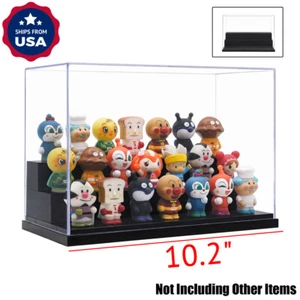 US Clear Acrylic Plastic Base Display Case Perspex Box Dustproof 3Steps Big Size - Picture 1 of 12