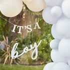 Hello Baby Bunting Its A Boy White & Blue Pack Of 2