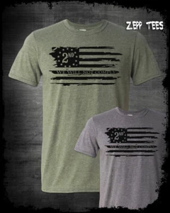 Camisa We Will Not Comply bandera estadounidense rebelión se convierte en deber derechos de armas 2A 1776 - Imagen 1 de 3