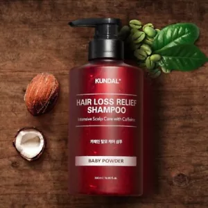 KUNDAL Natural Caffeine & Intensive Scalp Care Shampoo 500ml Hair Loss K-Beauty - Picture 1 of 17