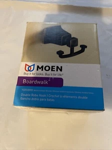 Gancho de almacenamiento de aleación de zinc bronce mediterráneo Moen en baño - Imagen 1 de 4