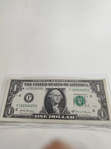 2017A $1 BIRTHDAY/ANNIVERSARY NOTE APRIL 25 1955 - Picture 1 of 5
