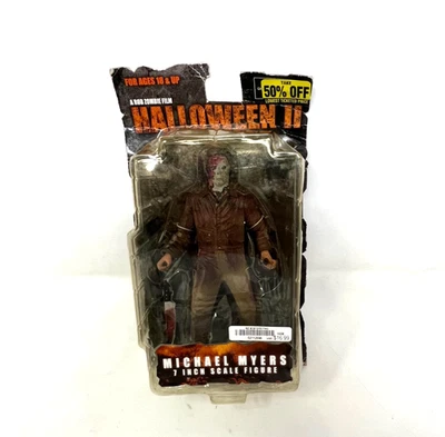 Rob Zombie's Halloween II Michael Myers 7" Action Figure Rare Mezco Toys - Image 1 of 4