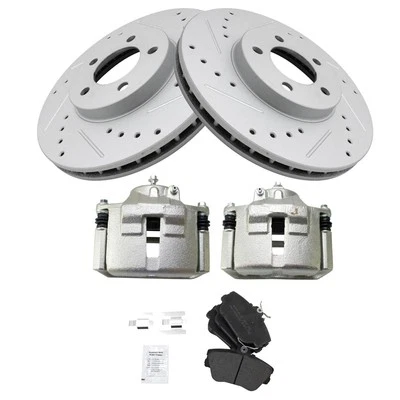 TRQ BKA35820 Brake Kit For Lincoln Continental 2002 Front F3LY2001A Foto 1 de 4