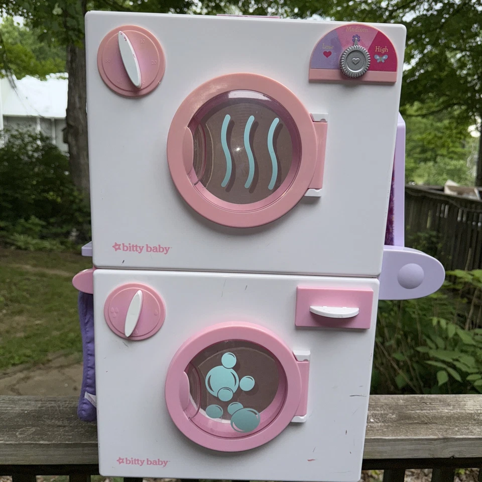 Juego de lavadora y secadora American Girl Bitty Baby para niñas Foto 1 de 4