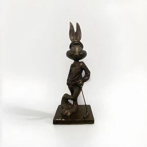 Austin Escultura Bugs Bunny Golf Warner Bros Mesa Grande Estatua Tono Bronce 1997 - Imagen 1 de 18