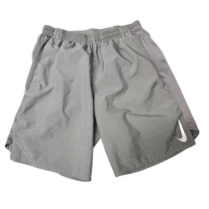 Nike Dri-FIT Athletic Shorts Mens Medium Gray Lightweight Mesh Workout Gym - Picture 1 of 6