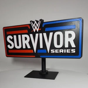 Supporto Wrestling Logo Stampato in 3D | Espositore Wrestling. - Foto 1 di 5