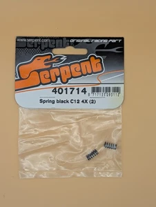 Serpent 401714 Spring black C12 4X (2) SER401714 - Picture 1 of 2