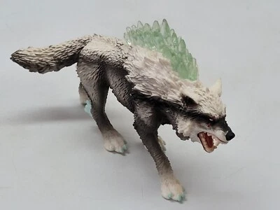 Figura de acción de resina Schleich Eldrador Creatures SNOW ICE WOLF 6" X 3,5" 42452 Foto 1 de 4