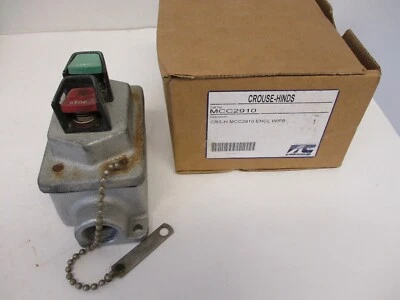 CAJA PULSADOR CROUSE HINDS HD CON PB, MCC2910 10 AMPERIOS 600 VOLTIOS MODELO M90 Foto 1 de 4