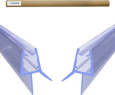 2pz Guarnizione Box Doccia Sottoporta in PVC per Vetro 6mm 7mm 8mm Design Italia