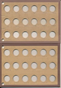 Wayte Raymond Coin Board No. 458 Blank US Nickels - Picture 1 of 2