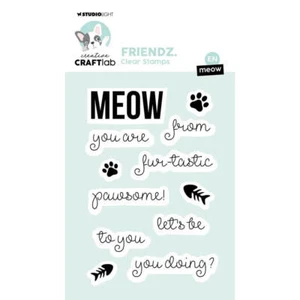 Estampillas transparentes Creative Craftlab Friendz - Maullido - Imagen 1 de 1
