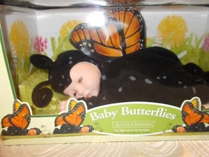 Poupée doudou Anne Geddes 1997 Doll Baby Butterflies - Photo 1/5