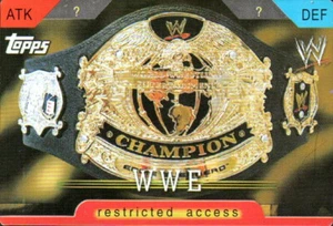 Konami Insider Topps WWE 2006 acceso restringido juego de cartas cinturón de campeonato - Imagen 1 de 1