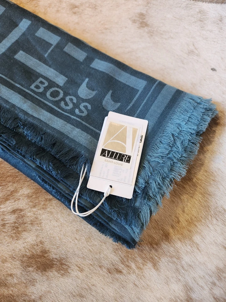 Hugo Boss Foulard Bleu - Photo 1/4