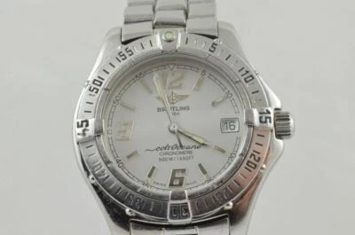 Breitling Colt Oceane Cuarzo A57350 Reloj de Mujer Acero Blanco Con Ban - Imagen 1 de 4