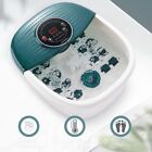 Maxkare Foot Spa Bath Massager Heat, Bubble and Vibration,16 Rollers Spa18 Green