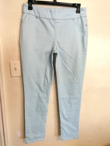 Chicos Womens Jeans 1.5 M 10 Blue Perfect Stretch Pockets Pull On Casual Office - Picture 1 of 4