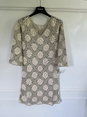 NWT Brand new Knitted and Knotted Crochet Mini Party Dress size PS - Image 1 of 4