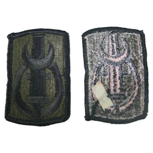 Lote de 3 PARCHES DEL EJÉRCITO DE LOS ESTADOS UNIDOS 151ª BRIGADA DE ARTILLERÍA DE CAMPO Sometido OCP BDU Primero - Imagen 1 de 1