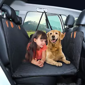 Hundedecke Rückbank Rücksitz Mit Hartboden Autoschondecke Hund Universal Und Neu - Bild 1 von 12