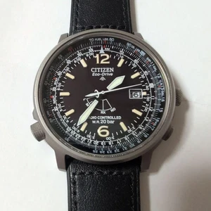 Citizen Promaster Eco Drive Solar Titanium Watch 20 Bar Waterproof Tested - Picture 1 of 8