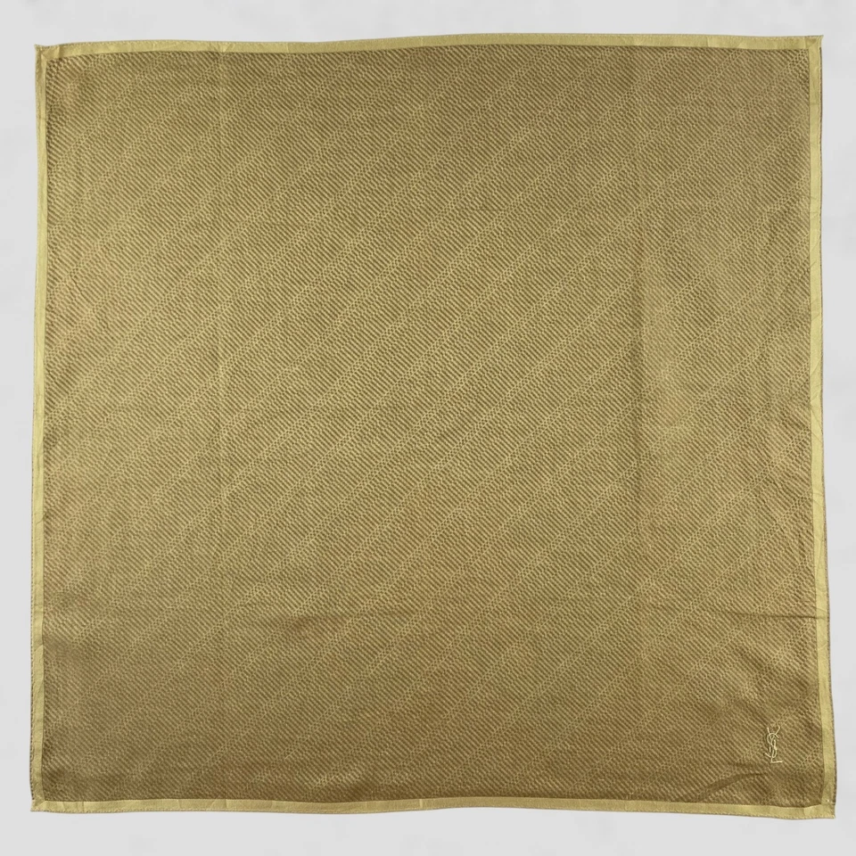 Pañuelo vintage Yves Saint Laurent pañuelo pañuelo pañuelo cuadrado de bolsillo Foto 1 de 4
